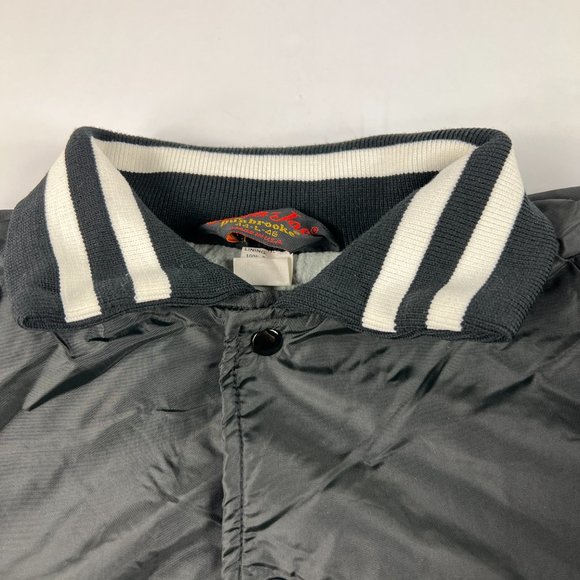 VTG Megadeath Bomber Jacket Large Black Killing Is My Business Thrashed Graphic - Picture 5 of 14